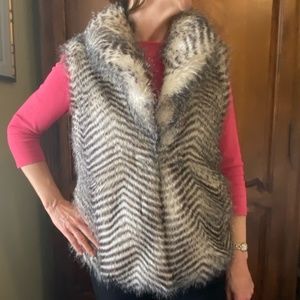 Fake fur vest by Jack
